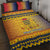 Chad Christmas Quilt Bed Set Coat Of Arms Merry Christmas - Wonder Print Shop