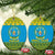 Rwanda Christmas Ceramic Ornament Coat Of Arms Noheli Nziza - Wonder Print Shop