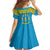 Rwanda Christmas Family Matching Long Sleeve Bodycon Dress and Hawaiian Shirt Coat Of Arms Noheli Nziza - Wonder Print Shop