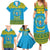 Rwanda Christmas Family Matching Summer Maxi Dress and Hawaiian Shirt Coat Of Arms Noheli Nziza