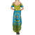 Rwanda Christmas Family Matching Summer Maxi Dress and Hawaiian Shirt Coat Of Arms Noheli Nziza