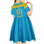 Rwanda Christmas Kid Short Sleeve Dress Coat Of Arms Noheli Nziza - Wonder Print Shop