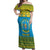 Rwanda Christmas Off Shoulder Maxi Dress Coat Of Arms Noheli Nziza - Wonder Print Shop