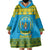 Rwanda Christmas Wearable Blanket Hoodie Coat Of Arms Noheli Nziza