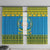 Rwanda Christmas Window Curtain Coat Of Arms Noheli Nziza - Wonder Print Shop