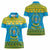 Rwanda Christmas Women Polo Shirt Coat Of Arms Noheli Nziza