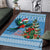 Guatemala Christmas Area Rug Quetzal Feliz Navidad - Wonder Print Shop