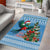 Guatemala Christmas Area Rug Quetzal Feliz Navidad - Wonder Print Shop