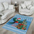 Guatemala Christmas Area Rug Quetzal Feliz Navidad - Wonder Print Shop