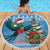 Guatemala Christmas Beach Blanket Quetzal Feliz Navidad - Wonder Print Shop