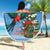 Guatemala Christmas Beach Blanket Quetzal Feliz Navidad - Wonder Print Shop