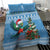 Guatemala Christmas Bedding Set Quetzal Feliz Navidad - Wonder Print Shop