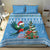 Guatemala Christmas Bedding Set Quetzal Feliz Navidad - Wonder Print Shop