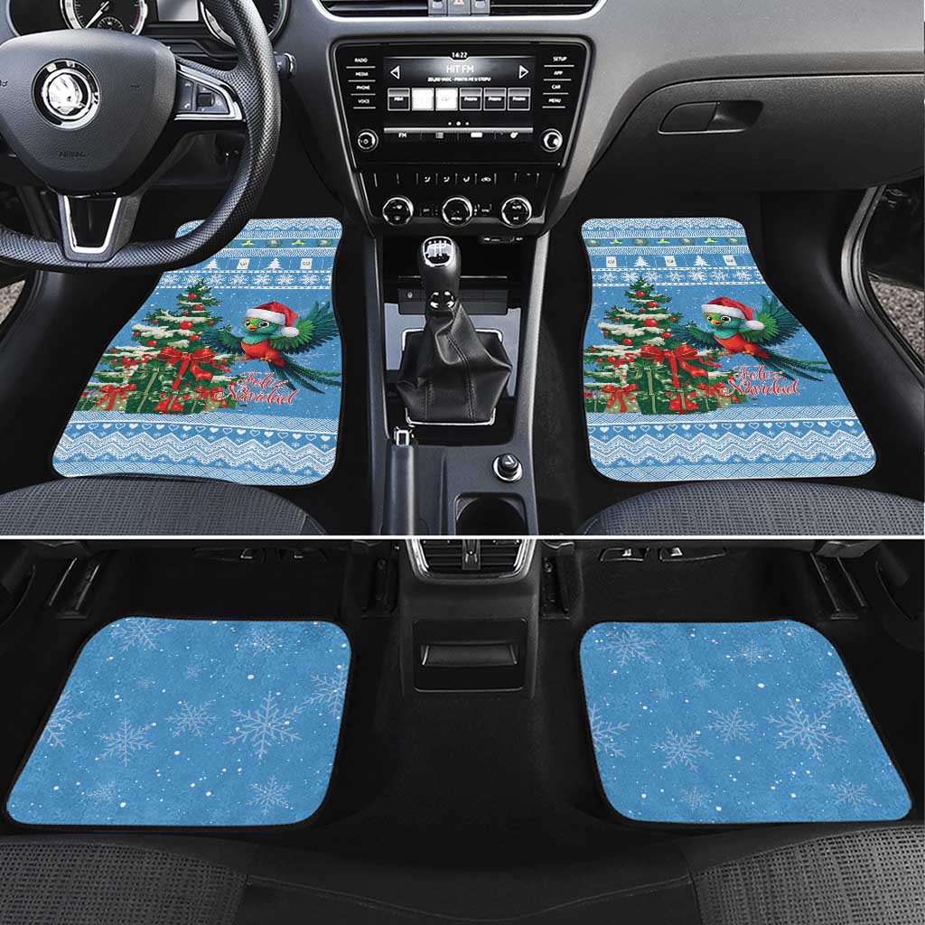 Guatemala Christmas Car Mats Quetzal Feliz Navidad - Wonder Print Shop