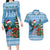 Guatemala Christmas Couples Matching Long Sleeve Bodycon Dress and Hawaiian Shirt Quetzal Feliz Navidad - Wonder Print Shop