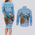 Guatemala Christmas Couples Matching Long Sleeve Bodycon Dress and Long Sleeve Button Shirt Quetzal Feliz Navidad - Wonder Print Shop