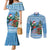 Guatemala Christmas Couples Matching Mermaid Dress and Long Sleeve Button Shirt Quetzal Feliz Navidad