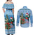 Guatemala Christmas Couples Matching Off Shoulder Maxi Dress and Long Sleeve Button Shirt Quetzal Feliz Navidad - Wonder Print Shop