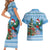 Guatemala Christmas Couples Matching Short Sleeve Bodycon Dress and Hawaiian Shirt Quetzal Feliz Navidad - Wonder Print Shop