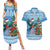 Guatemala Christmas Couples Matching Summer Maxi Dress and Hawaiian Shirt Quetzal Feliz Navidad - Wonder Print Shop