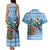 Guatemala Christmas Couples Matching Tank Maxi Dress and Hawaiian Shirt Quetzal Feliz Navidad - Wonder Print Shop