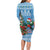 Guatemala Christmas Family Matching Long Sleeve Bodycon Dress and Hawaiian Shirt Quetzal Feliz Navidad - Wonder Print Shop