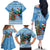 Guatemala Christmas Family Matching Off The Shoulder Long Sleeve Dress and Hawaiian Shirt Quetzal Feliz Navidad - Wonder Print Shop