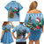 Guatemala Christmas Family Matching Off Shoulder Short Dress and Hawaiian Shirt Quetzal Feliz Navidad - Wonder Print Shop