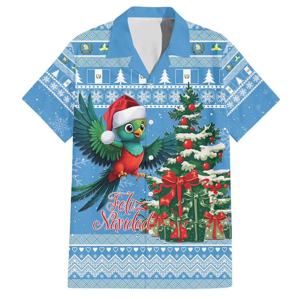 Guatemala Christmas Hawaiian Shirt Quetzal Feliz Navidad - Wonder Print Shop