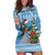 Guatemala Christmas Hoodie Dress Quetzal Feliz Navidad - Wonder Print Shop