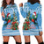 Guatemala Christmas Hoodie Dress Quetzal Feliz Navidad - Wonder Print Shop