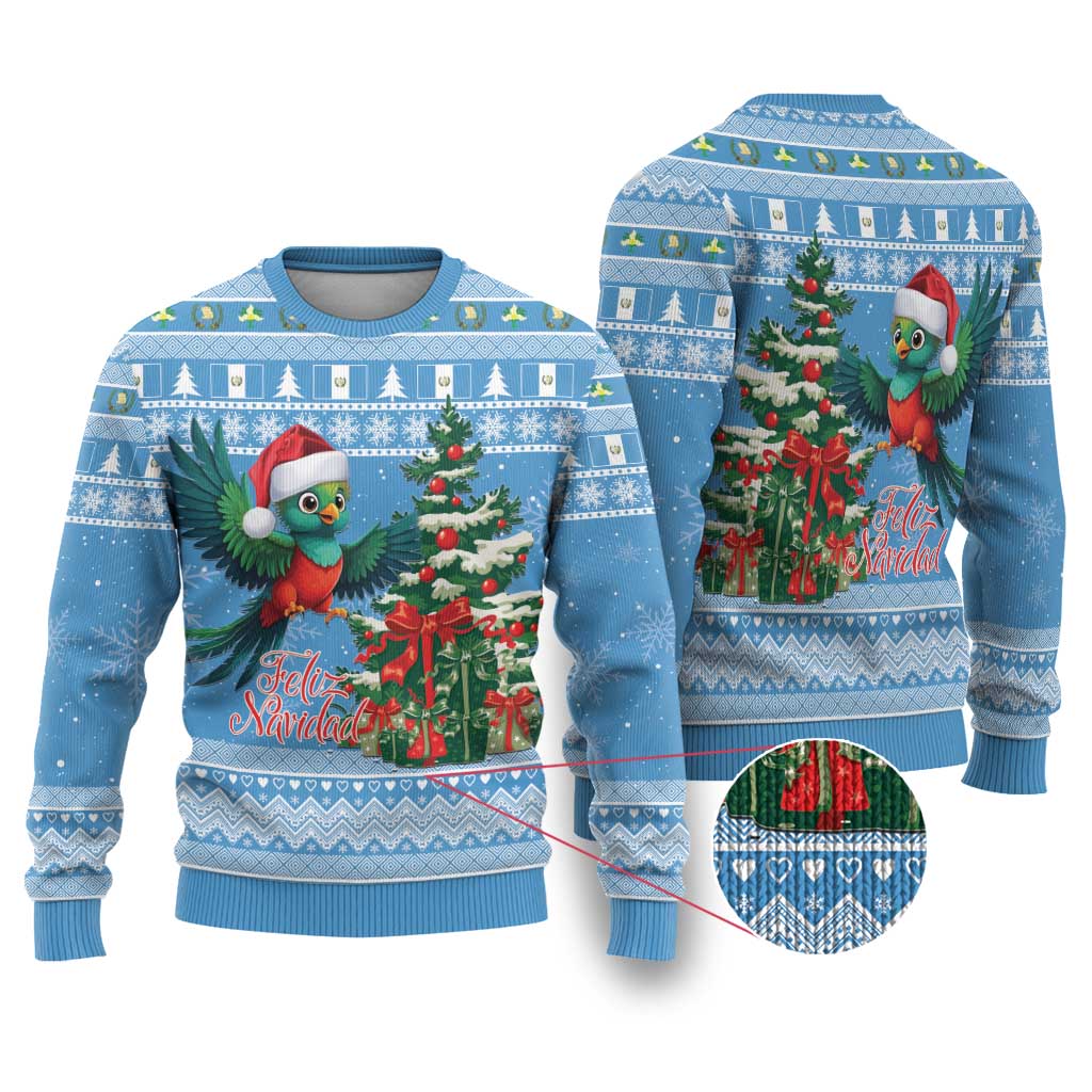 Guatemala Christmas Ugly Christmas Sweater Quetzal Feliz Navidad