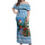 Guatemala Christmas Off Shoulder Maxi Dress Quetzal Feliz Navidad - Wonder Print Shop