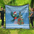 Guatemala Christmas Quilt Quetzal Feliz Navidad - Wonder Print Shop