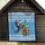 Guatemala Christmas Quilt Quetzal Feliz Navidad - Wonder Print Shop