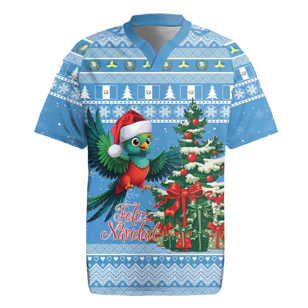 Guatemala Christmas Rugby Jersey Quetzal Feliz Navidad