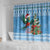 Guatemala Christmas Shower Curtain Quetzal Feliz Navidad