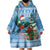 Guatemala Christmas Wearable Blanket Hoodie Quetzal Feliz Navidad