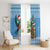 Guatemala Christmas Window Curtain Quetzal Feliz Navidad - Wonder Print Shop