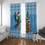 Guatemala Christmas Window Curtain Quetzal Feliz Navidad - Wonder Print Shop