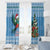 Guatemala Christmas Window Curtain Quetzal Feliz Navidad - Wonder Print Shop