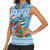 Guatemala Christmas Women Sleeveless Polo Shirt Quetzal Feliz Navidad - Wonder Print Shop