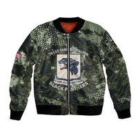 761st Tank Battalion Black Panthers Bomber Jacket WWII Military Camouflage - Wonder Print Shop