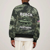 761st Tank Battalion Black Panthers Bomber Jacket WWII Military Camouflage - Wonder Print Shop