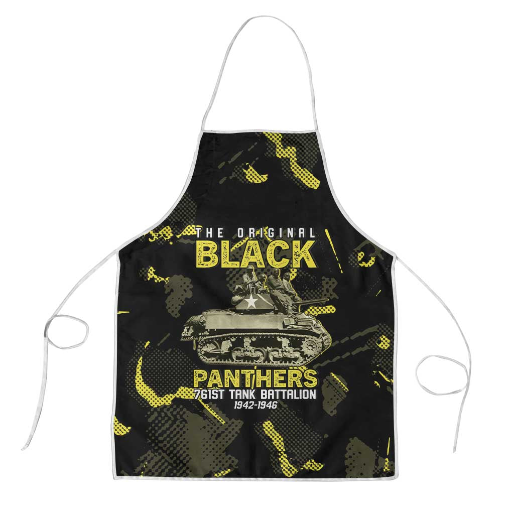 The Original Black Panthers 761st Tank Battalion Apron African American Heroes - Wonder Print Shop