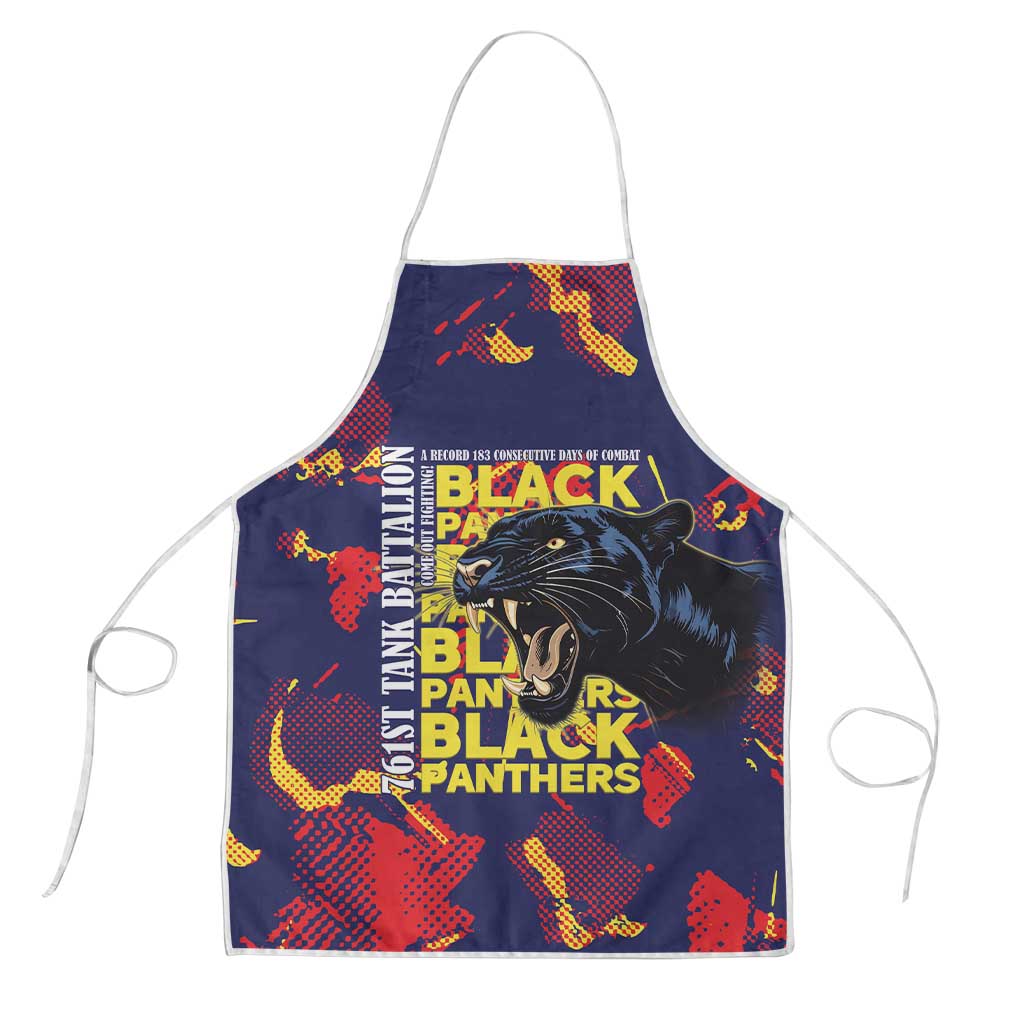761st Tank Battalion Black Panthers Apron Legendary African American WWII - Wonder Print Shop