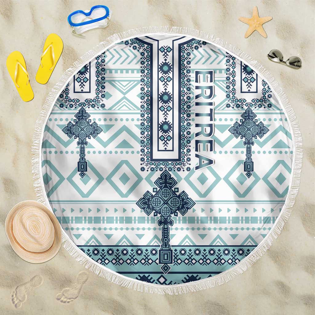 Eritrea Beach Blanket Eritrean Cross Mix Tilet Pattern