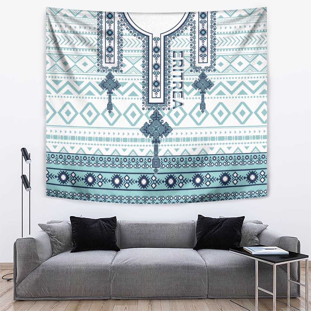 Eritrea Tapestry Eritrean Cross Mix Tilet Pattern - Wonder Print Shop