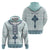 Eritrea Zip Hoodie Eritrean Cross Mix Tilet Pattern - Wonder Print Shop