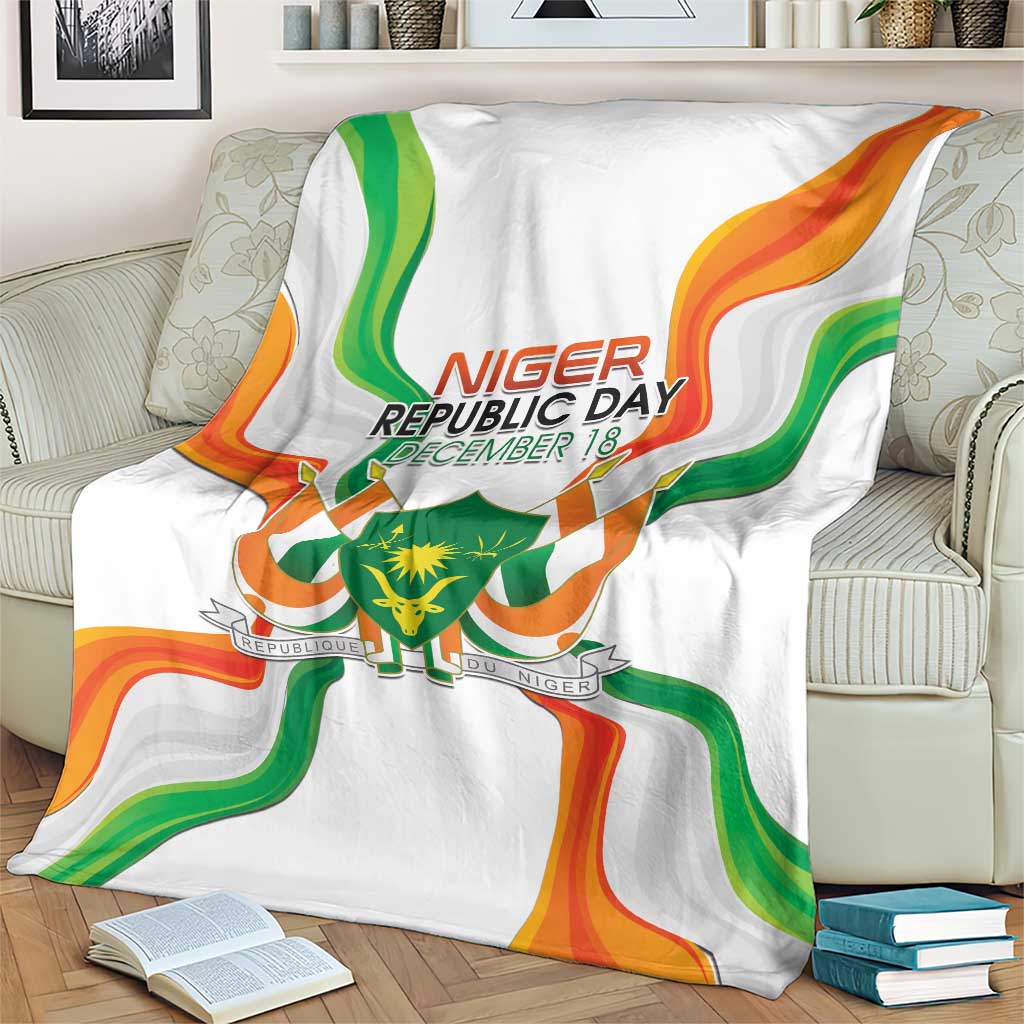 Niger Republic Day Blanket Coat Of Arms With Flag - Wonder Print Shop